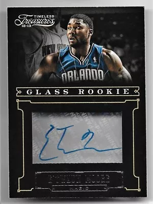 /25 E'twaun Moore 2012-13 Timeless Treasures Silver Autograph Glass Auto True Rc • $24.95