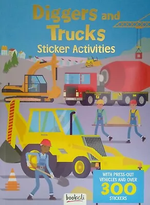 £3.98 • Buy Diggers And Trucks Sticker Activities Book - 9781787721937