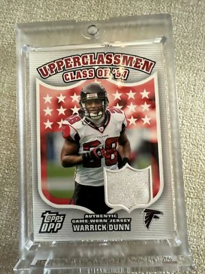 $2.29 • Buy 2006 Topps DPP Warrick Dunn Upperclassmen Game Used Jersey Relic #UC-WD V959
