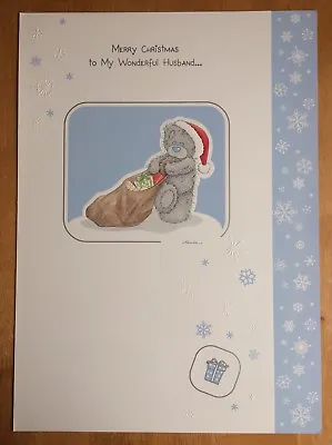 £4.99 • Buy 'Husband' Me To You Jumbo Christmas Card - Tatty Bear - 16 X11.5  - Xmas  XXL