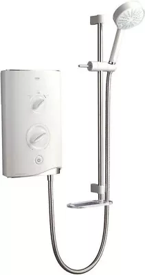 Mira Sport Thermostatic Electric Shower - 9.8kW White & Chrome 1.1746.006 • £179.99