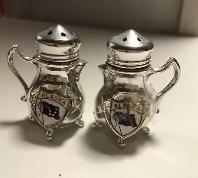 Alaska Silver Tea Pot Salt And Pepper Shaker • £2.85