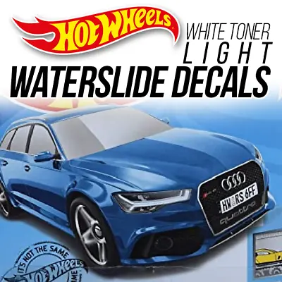 1/64 Scale AUDI RS6 WAGON Head Tail Light WaterSlide Decal For Custom Hot Wheels • $3.99