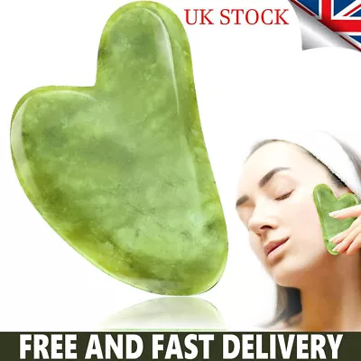 £2.69 • Buy Jade Gua Sha Board Facial Body Massage Chinese Medicine Natural Scraping Tool UK