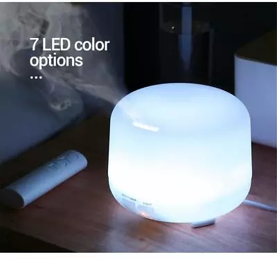 Air Humidifier Essential Oil Diffuser 300ML 500ML Ultrasonic Mist Maker LED Lamp • $23.95