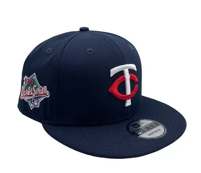 Minnesota Twins World Series Navy Hat New Era 9fifty Snapback Cap • $38.99