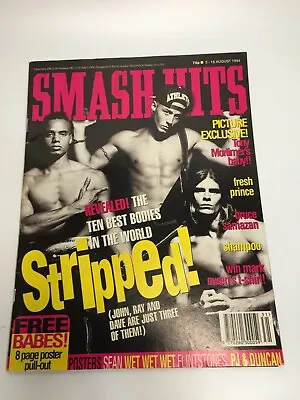 £9.95 • Buy Smash Hits Magazine August 1994  EYC COVER Fresh Prince Take That
