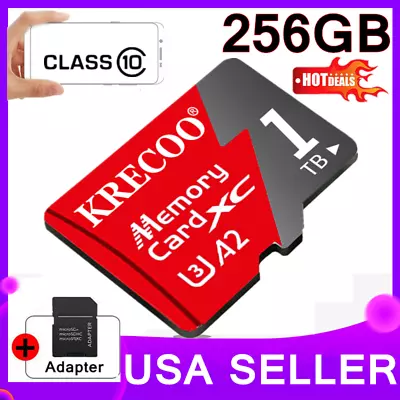 Micro SD Ultra Memory Card 128GB 256GB 1TB Class 10 SDXC SDHC TF Wholesale Lot • $11.22
