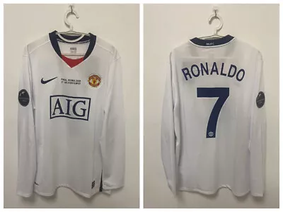 Cristiano Ronaldo Manchester United 08/09 Champions League Finals Home Jersey • $65.99