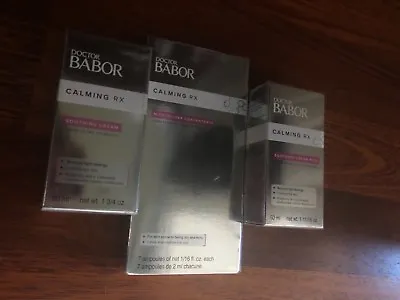 NEW Doctor Babor CALMING RX 3 PIECE SET FULL SIZE IN BOXES AND SEALED • $89.99