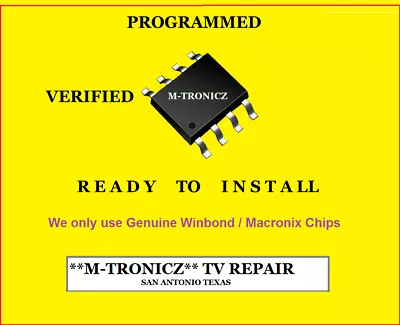 $10.99 • Buy Pre-programmed Eeprom  For   Toshiba   32c120u   Main Board#  461c4q51l11