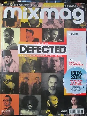 Mixmag Magazine 277 June 2014 15 Defected Ibiza DJ History Diddy Gerber Detroit • £14.99