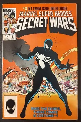 Marvel Super-Heroes Secret Wars 8 1984 Black Costume High Grade NM🔑🔥💎 • $229.95