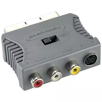 £12.81 • Buy Bandridge Scart Audio Video Adapter (male To S-video Female + 3xRCA Female)