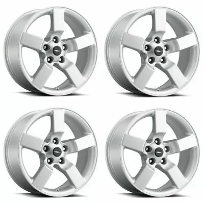 Set 4 20  Replica LGHTN Silver Wheels 20x9 5x135 8mm Truck/SUV Rims • $1200