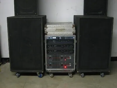PA System. MONO Is Louder: Dual 18  Subs MTL2. 2-2x12x2  Hi-Paks ALL AMPLIFIERS. • $9999