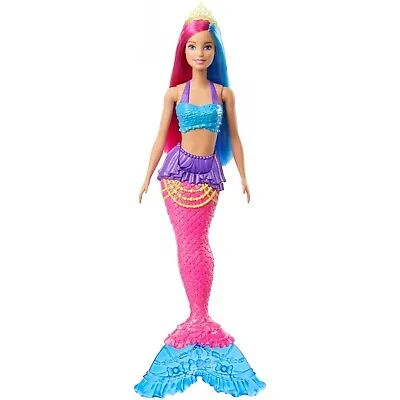 Barbie Mattel Dreamtopia Mermaid Doll Pink And Blue Hair Doll Is 13  Tall • $12.95