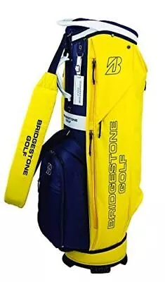 BRIDGESTONE Golf Bag Lightweight CBG322 Unisex 2023 Model Yellow X Navy • $455.87