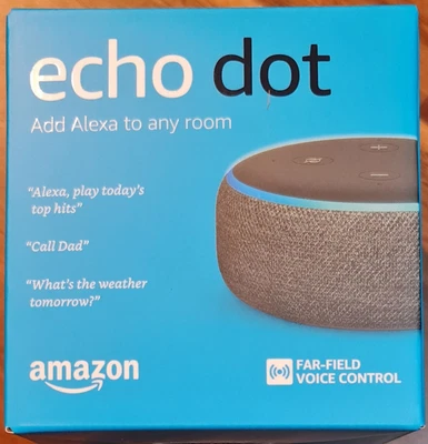 $42.99 • Buy Amazon Echo Dot 3rd Gen ( 3rd Generation ) Alexa Smart Assistant Black Charcoal