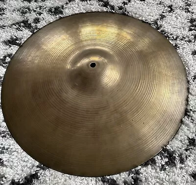 Vintage 1960's 18  Zildjian Avedis Ride Crash Cymbal 1900g • $189