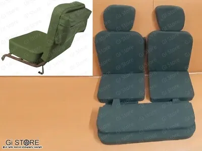 For Jeep Willys Ford MB GPW Complete Seat Cushion Set W/Back Pouch Canvas G503 • $511.50