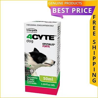 4Cyte Canine Epiitalis Forte For Dogs Joint Support Gel 50 Ml • $47.94