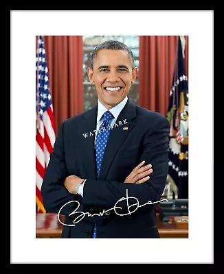 Barack Obama 8x10 Signed Photo Print Portrait Autographed US President • $10.99