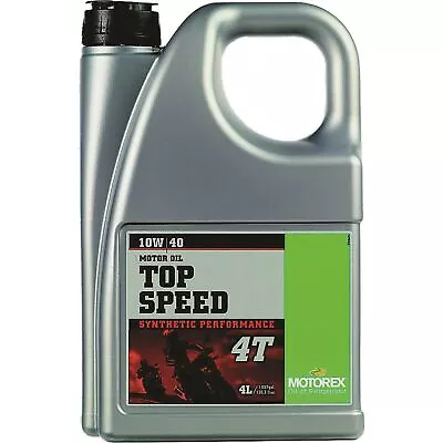 Motorex Top Speed 4T - 10W40 - 4 Liter 102299 • $56.92