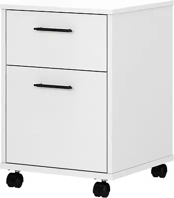 Bush Furniture Key West 2 Drawer Rolling File Cabinet | Mobile Organization For  • $153.56