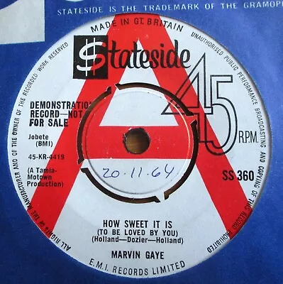 £57 • Buy Marvin Gaye - How Sweet It Is  (demo) - Stateside