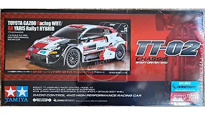 Tamiya 1/10 Toyota GR Yaris Rally1 4WD Kit TT-02 Chassis Motor & ESC #58716-60A • $116.90