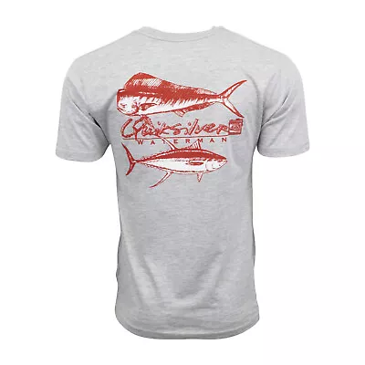 Quiksilver Mens Mahi Fishing T Shirt Gray • $14.50