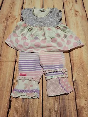 Naartjie Girls 12-18 Month Purple Pink Capri Outfit • $10