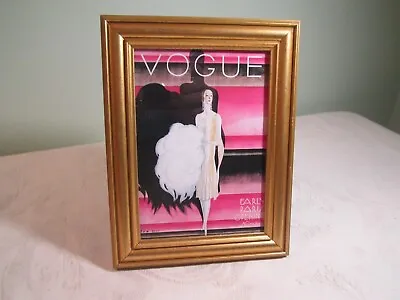 Vintage October 1925 Vogue Magazine Cover Framed Color Picture Re-Print W Bolin • $7.99