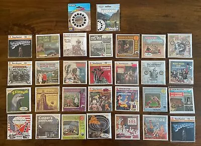 Amazing Lot Of Vintage Sawyers GAF View Master Movie Travel Disney Reels • $87.01