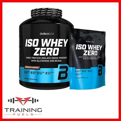 Biotech USA Iso Whey Zero Protein Isolate Lactose & Gluten Free • £32.99