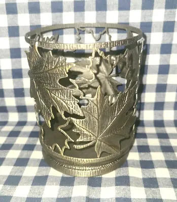NEW Rustic Leaves Single Wick Candle Holder Bath & Body Works • $26