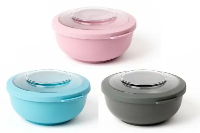 Amuse 1L Salad Lunch Buddha Bowl With Airtight Lid BPA Free Dishwasher Safe • £10.50