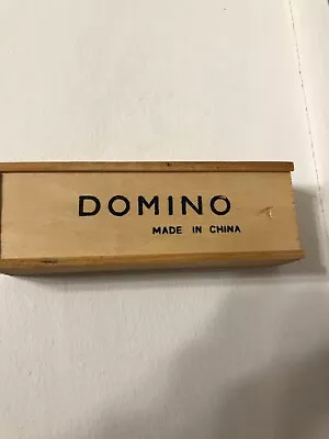 28 Piece Domino Set  With Wood Storage Box • $10.99