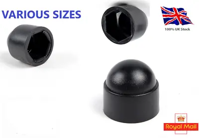 £2.09 • Buy M5,M6,M8,M10,M12,M14,M16,M18,M20,M Bolt Nut Domed Cover Caps Plastic  / Black