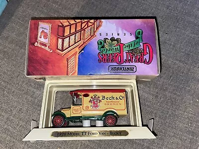 1993 Matchbox Models Of Yesteryear Great Beers 'Becks' 1926 Model TT Ford Van • $15