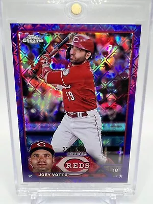 ⚾️🔥2023 Topps Chrome Logofractor Joey Votto Purple Refractor #/250🔥⚾️ • $10