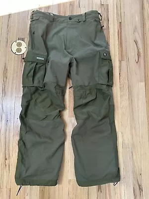 Used Volcom Nwrk Pants Military Green Size Large • $49.99