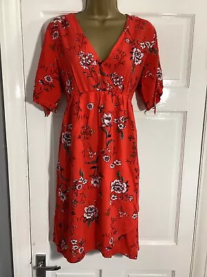 H&M Mama Floral Tea Style Maternity Dress Size Medium (12-14 UK) • £5