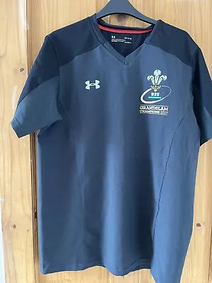 Under Armour Grey Wales Rugby Union 2019 Loose Fit T-Shirt Size M • £10