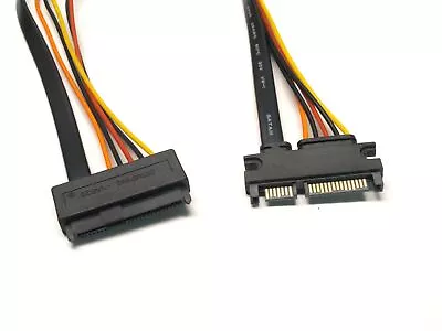 SAS 29 Pin Female To SATA 22 Pin Male Cable 36 Inch • $2.75