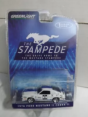 2023 Greenlight The Stampede 1976 Ford Mustang II Cobra II Series 1  1/64 Scale • $9.48