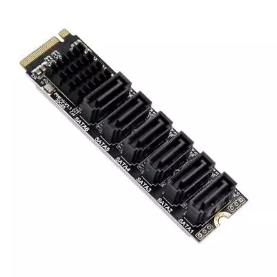 6 Ports PCI Sata Controller Internal Expansion Card PCI-E To Sata 3.0 Adapter • £29.70