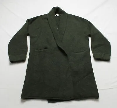 Madewell Women's Glenridge Shawl-Collar Sweater-Coat EJ1 Olive Small NWT  • $62.24