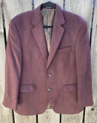 Men's Lauren Ralph Lauren Green Label Merlot Suit Jacket 40S Poly Pocket City • $69.99